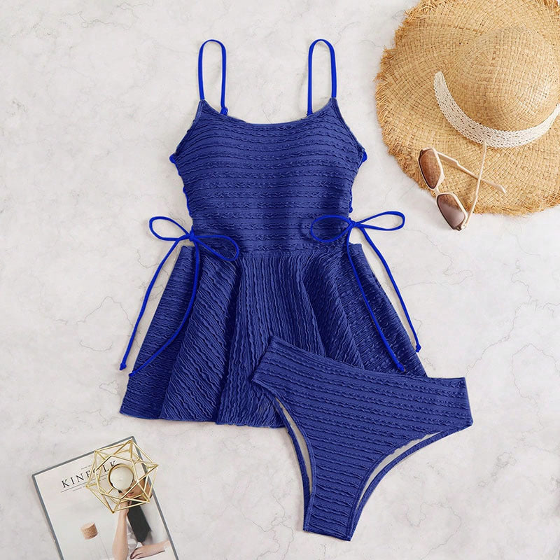 Tankini femme avec design de jupe flottante R&B
