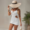 Robe de plage élégante pour femmes avec motif en dentelle translucide R&B