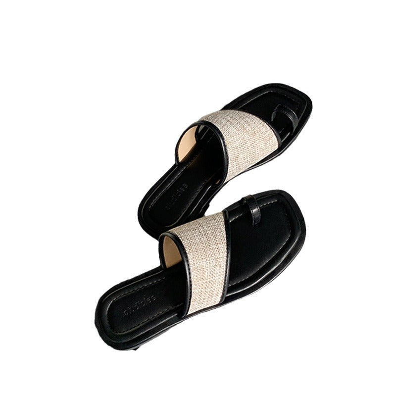 Sandales confortables pour femmes avec un design de lanières à la mode et un dessus respirant R&B
