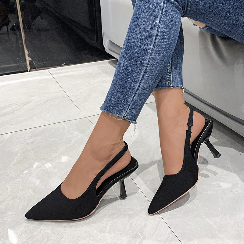 Escarpins à talons ouverts R&B pour femmes