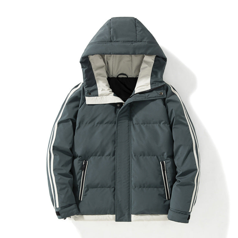 Veste d'extérieur matelassée pour hommes