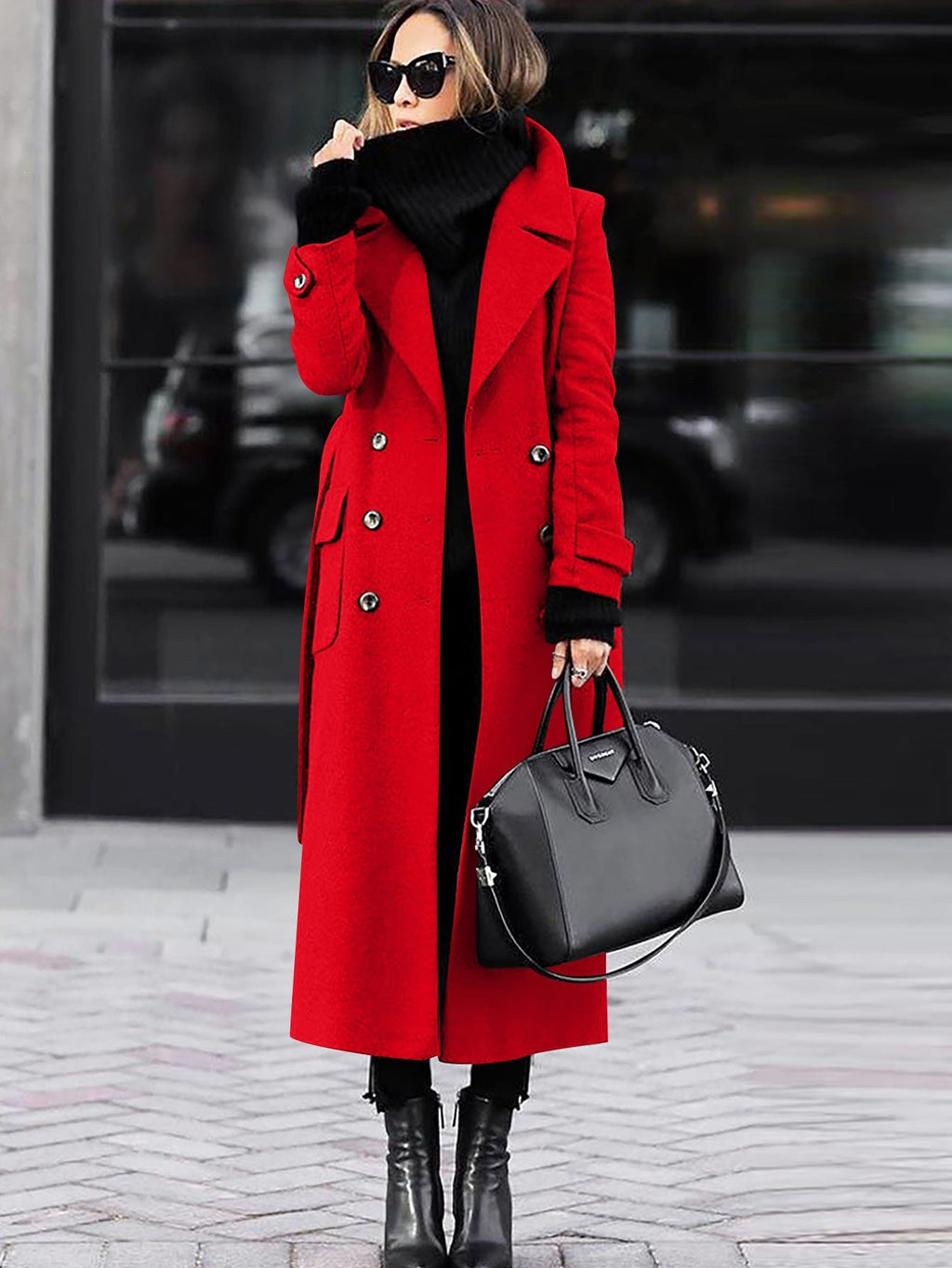 Manteau en laine élégant et intemporel pour femmes