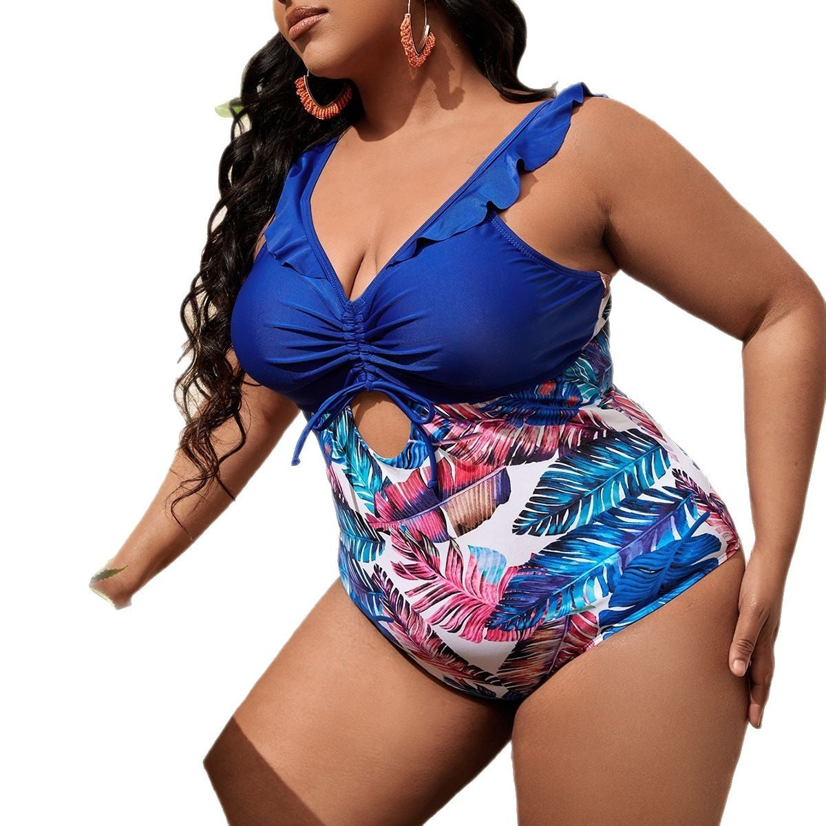 Maillot de bain une pièce élégant pour femme avec un design floral ludique Echo Archiv