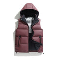 Gilet matelassé à capuche pour hommes