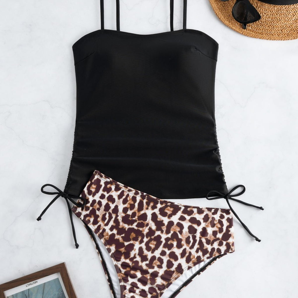 Ensemble de Tankini pour femmes avec éléments de fronces à la mode Echo Archiv
