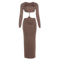 Robe Maxi Élégante pour Femmes avec Découpe Raffinée et Design Haut de Gamme Heidi-Mode