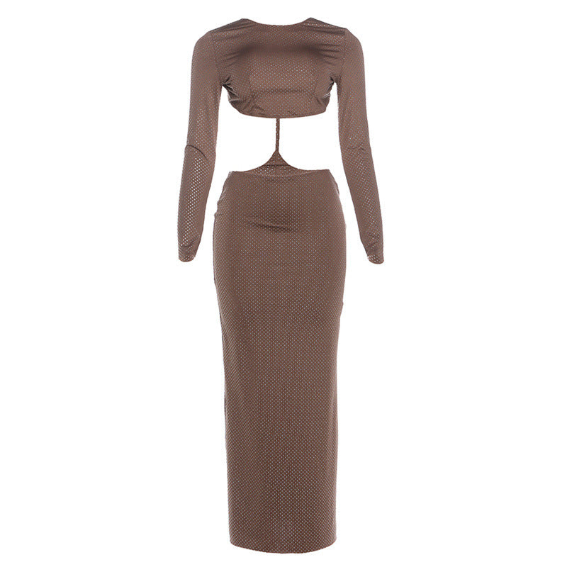 Robe Maxi Élégante pour Femmes avec Découpe Raffinée et Design Haut de Gamme Heidi-Mode