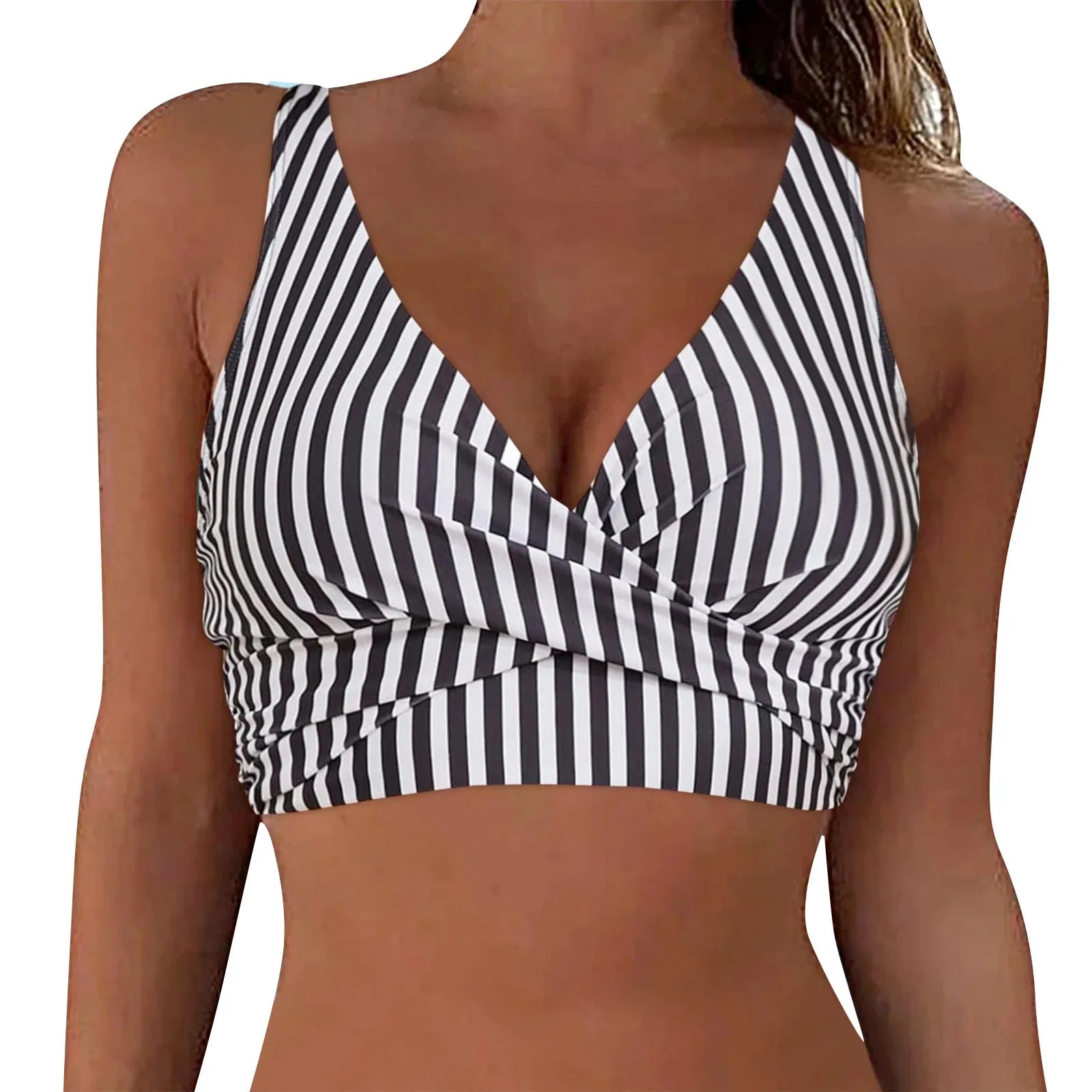 Haut de bikini enveloppant confortable pour femmes R&B