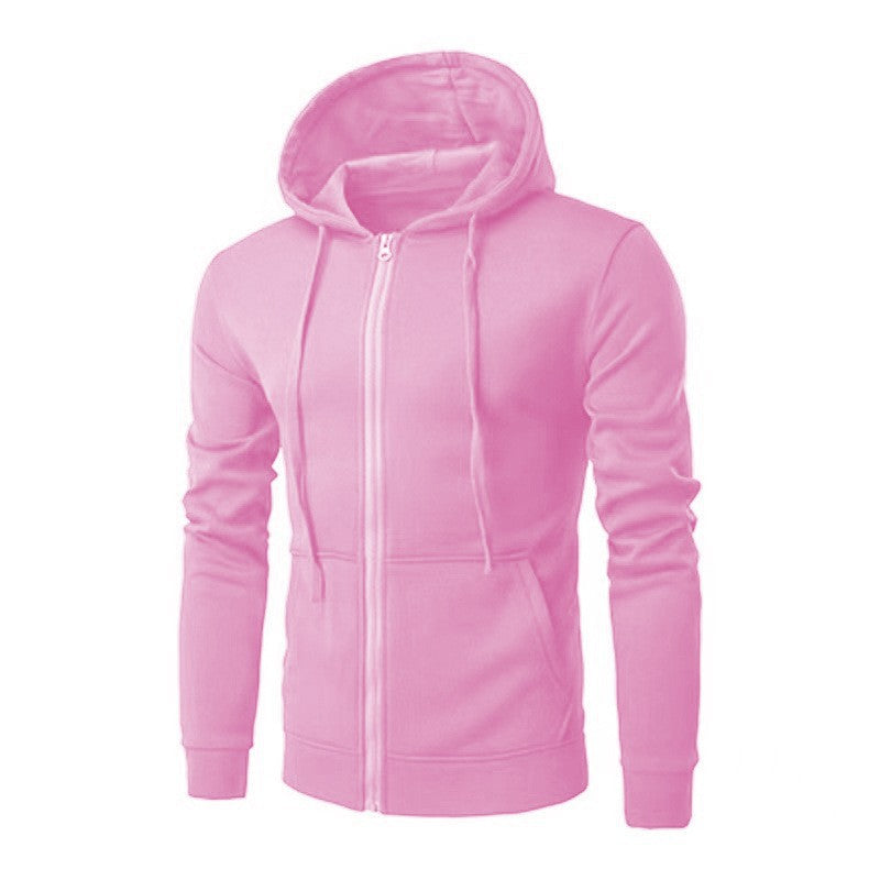 Veste à capuche zippée pour hommes, coupe slim, avec doublure en polaire douce et poches kangourou - Echo Archiv
