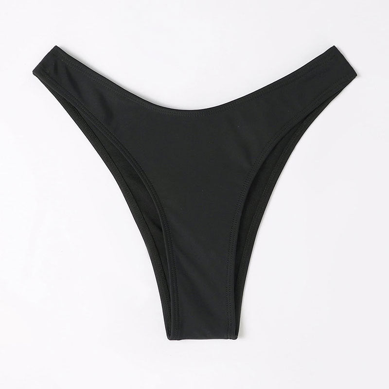 Bas de bikini taille haute femme R&B