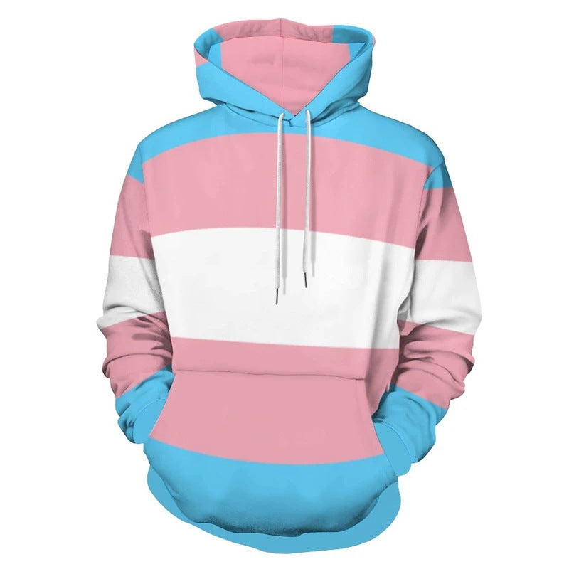Pull à capuche tendance pour femmes avec dégradé créatif Echoarchiv
