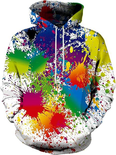 Hoodie coloré pour femmes avec motifs créatifs Echoarchiv