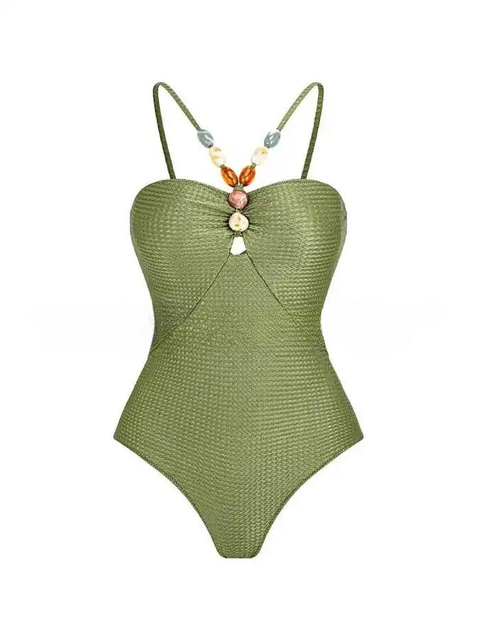 Maillot de bain ajusté pour femmes avec accents décoratifs Echo Archiv