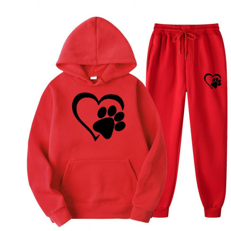Ensemble de Sweat à Capuche et Pantalon de Jogging Douillet pour Femmes Echoarchiv