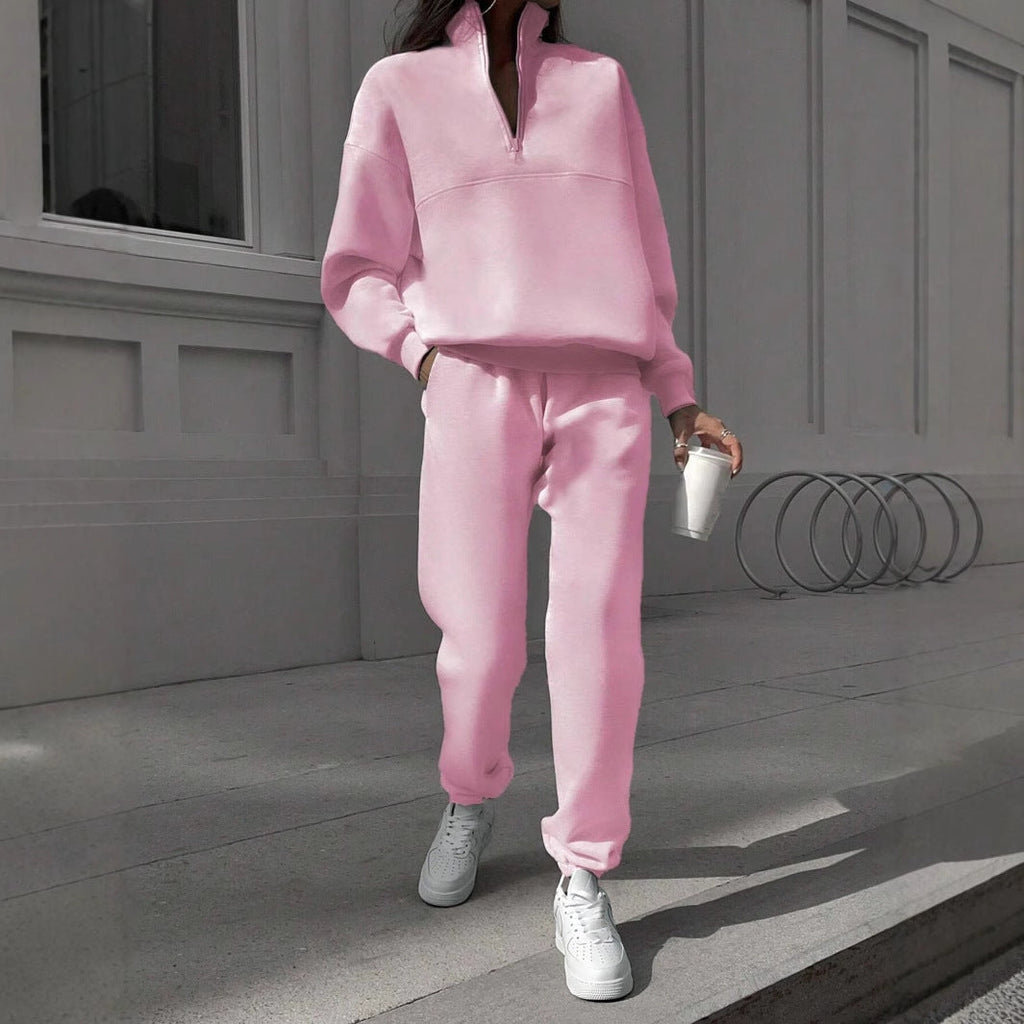 Ensemble lounge doux pour femmes avec sweat-shirt ample et pantalon de jogging taille haute Echo Archiv