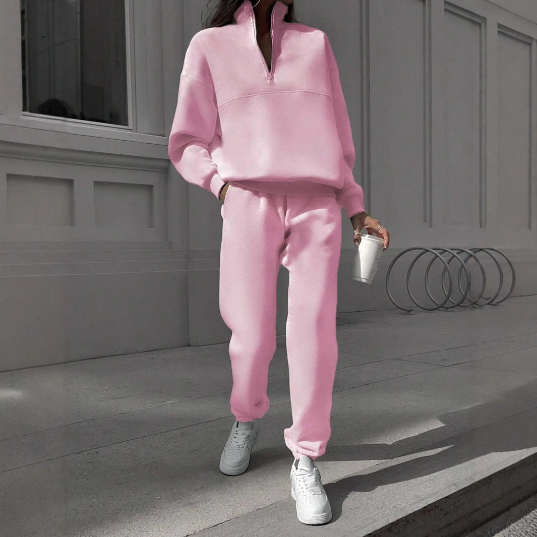 Ensemble lounge doux pour femmes avec sweat-shirt ample et pantalon de jogging taille haute Echo Archiv