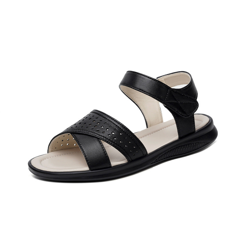 Sandales confortables pour femmes avec boucles respirantes et semelle antidérapante Heidi-Mode