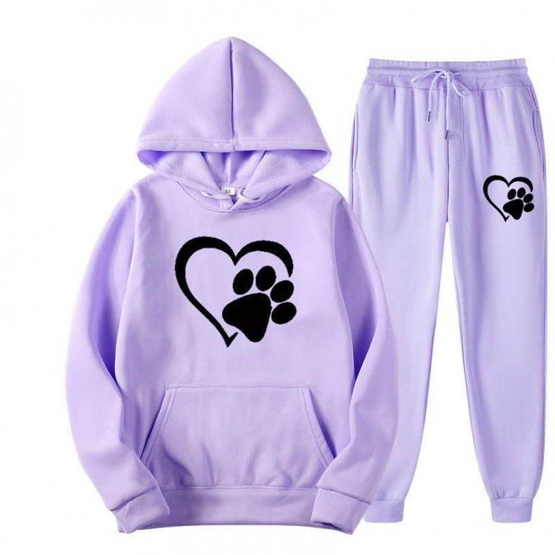 Ensemble de Sweat à Capuche et Pantalon de Jogging Douillet pour Femmes Echoarchiv