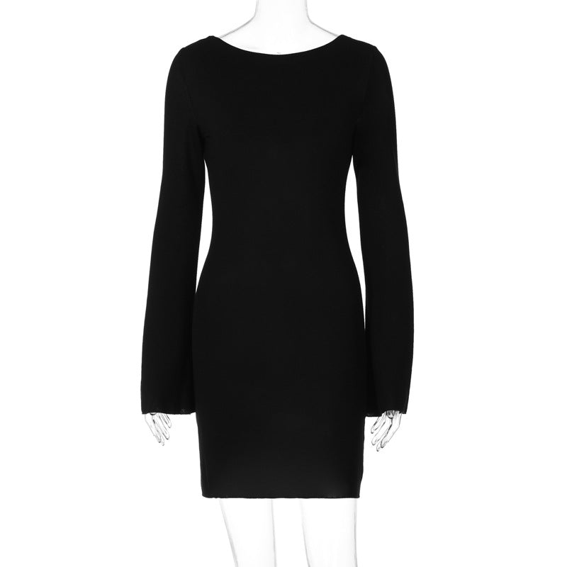 Robe mini à manches longues pour femmes avec coupe élégante Heidi-Mode