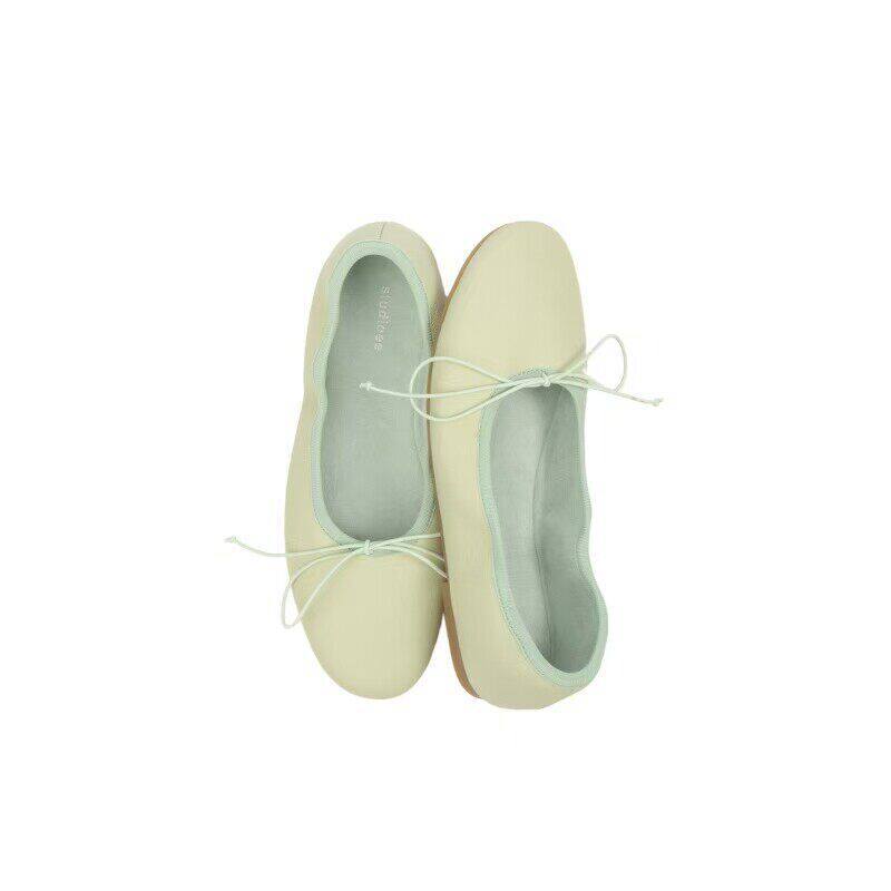 Ballerines pour femmes avec construction de sangle élastique et semelle intérieure confortable R&B