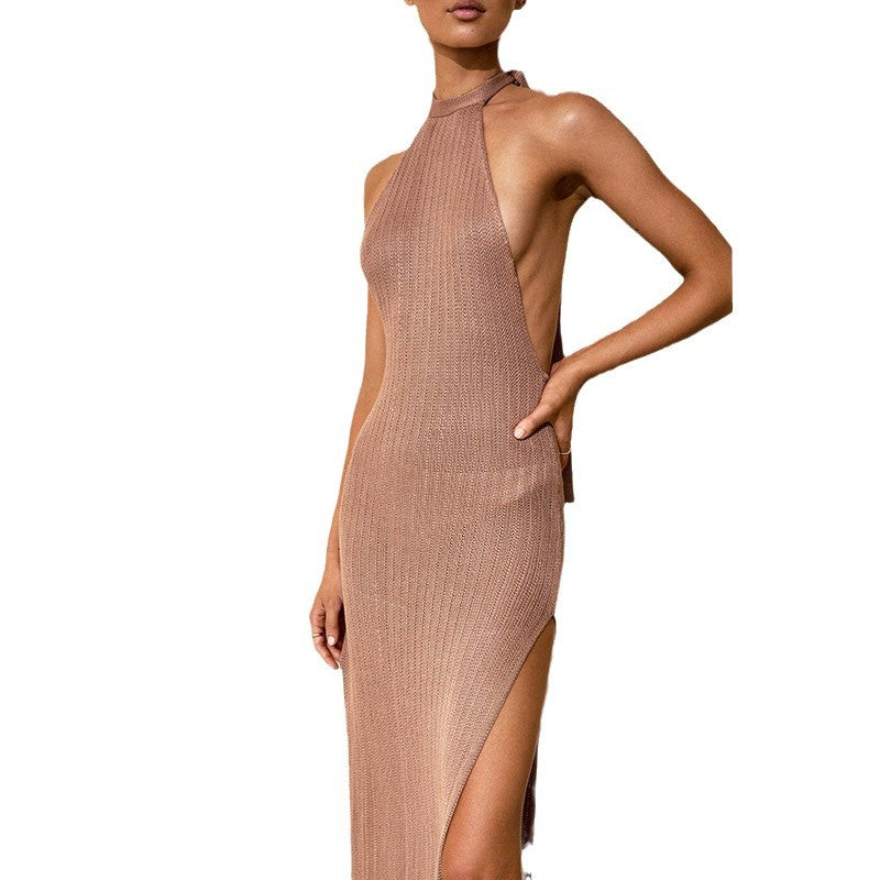 Robe de plage élégante en crochet pour femmes R&B