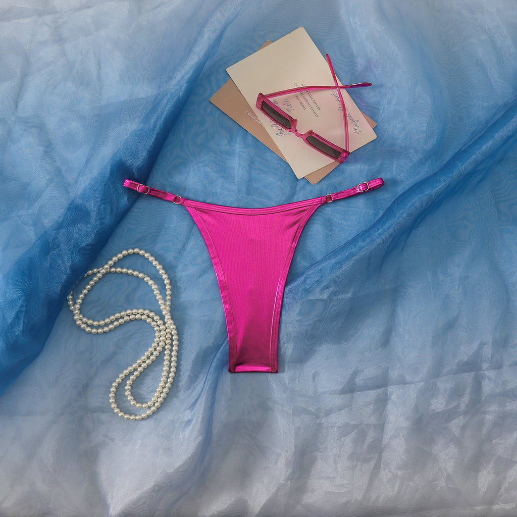 Culotte de bikini taille haute pour femmes au design élégant R&B