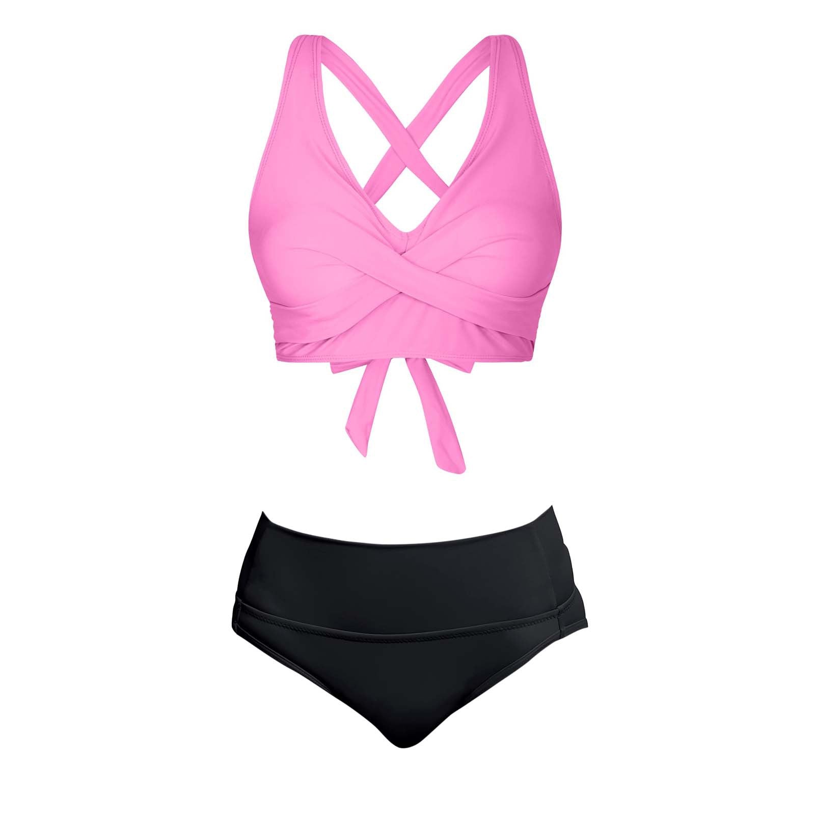 Maillot de bain deux pièces pour femmes avec design floral R&B