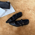 Ballerines Élégantes pour Femmes avec Sangle à la Mode et Semelle Confortable R&B