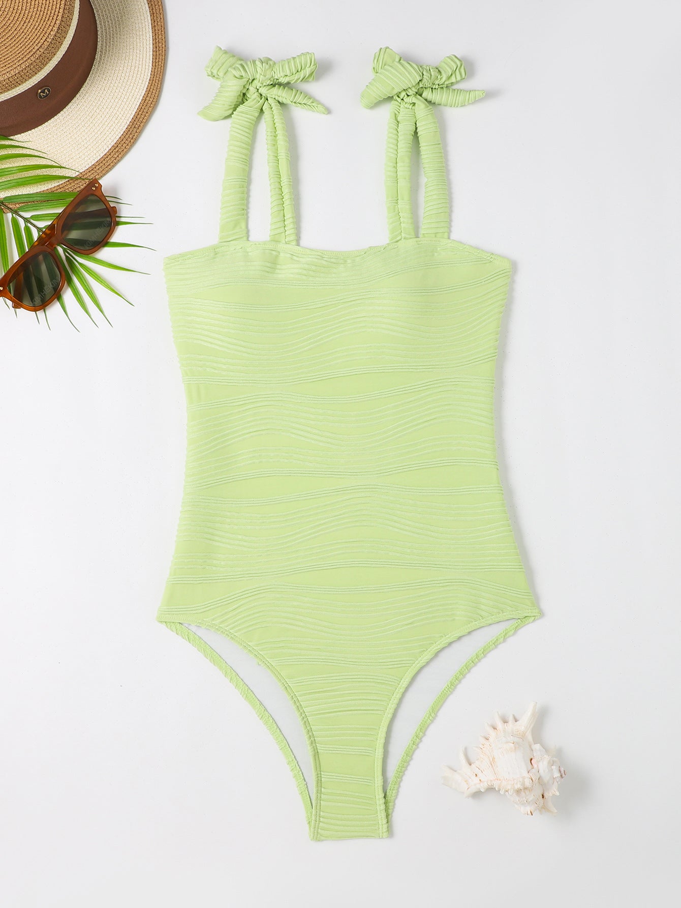 Maillot de bain à rayures de haute qualité pour femmes avec bretelles Echo Archiv