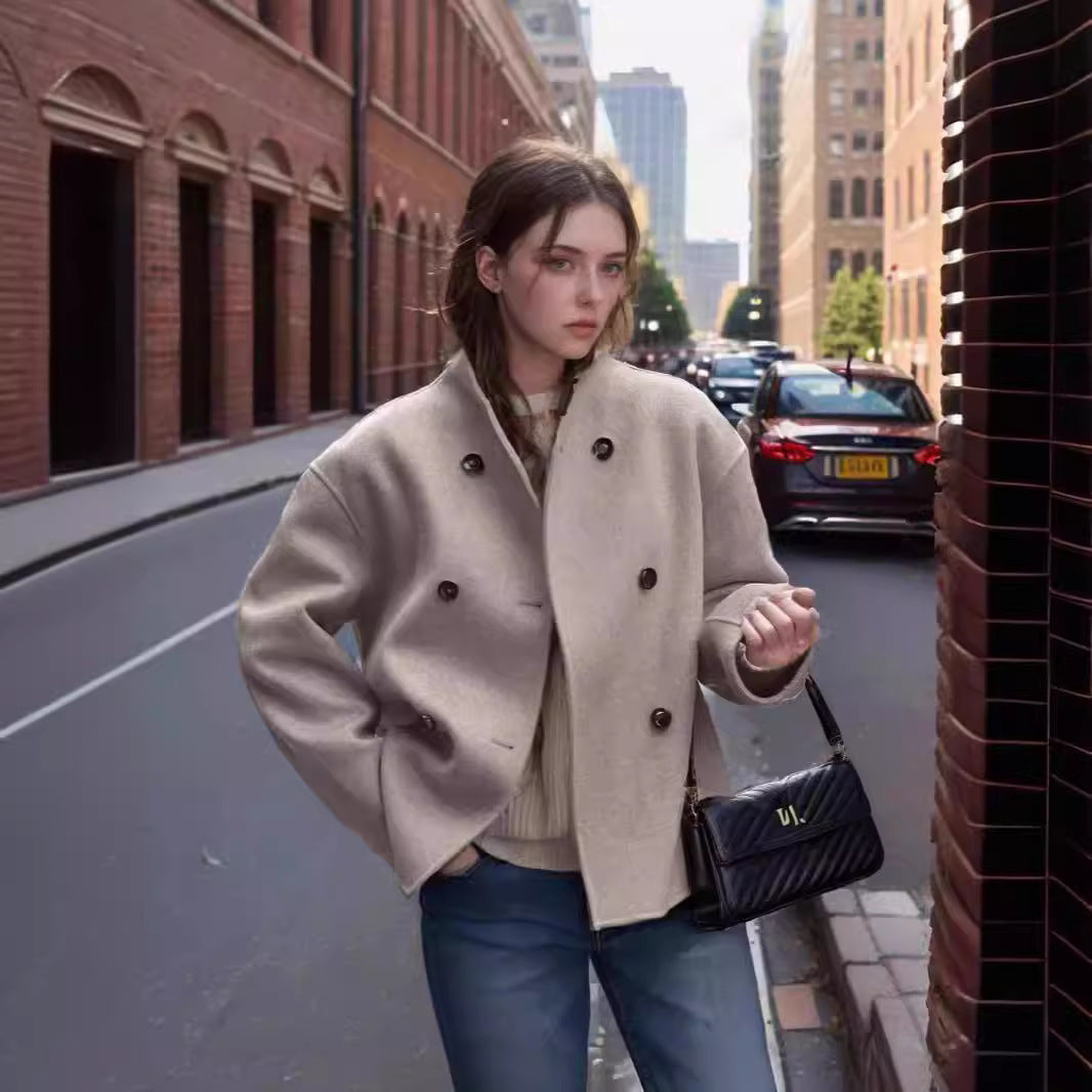 Veste en Laine Oversize Tendance pour Femmes