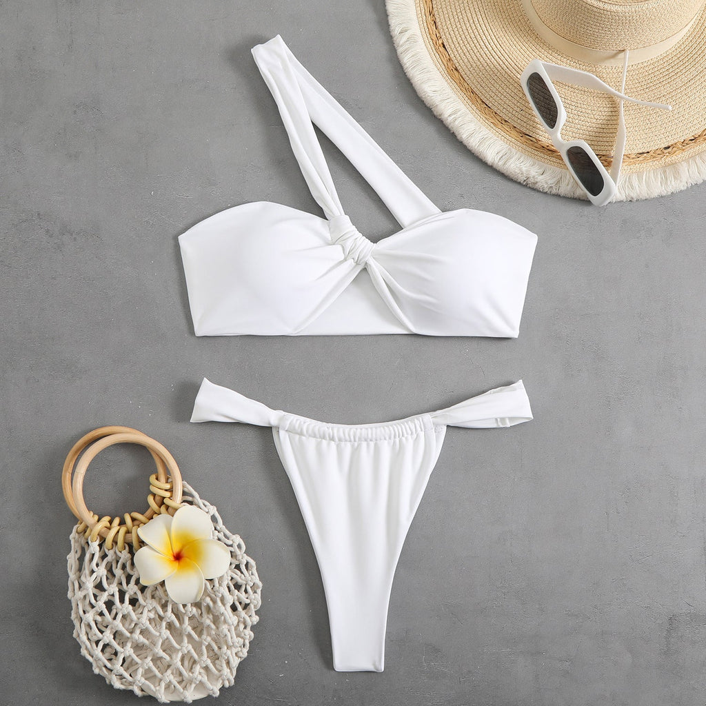 Ensemble de Bikini Floral pour Femmes avec Haut Asymétrique Echo Archiv
