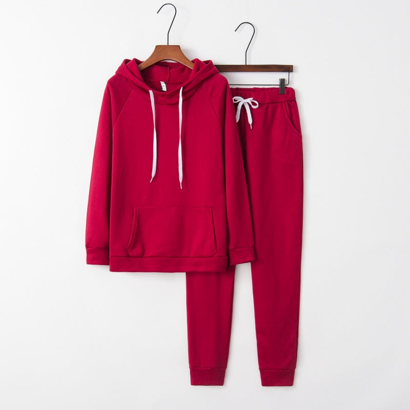 Ensemble de survêtement pour femmes en polaire douce avec sweat à capuche et pantalon de jogging Echo Archive