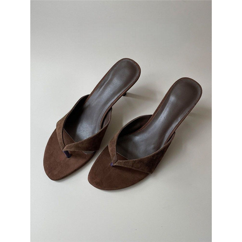 Sandales élégantes à brides pour femmes avec un petit talon R&B
