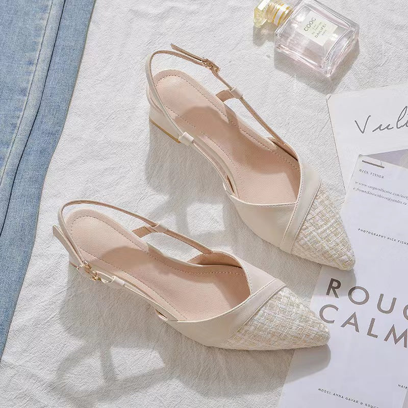 Sandales Slingback pour femmes avec un élégant bout et une semelle respirante Heidi-Mode