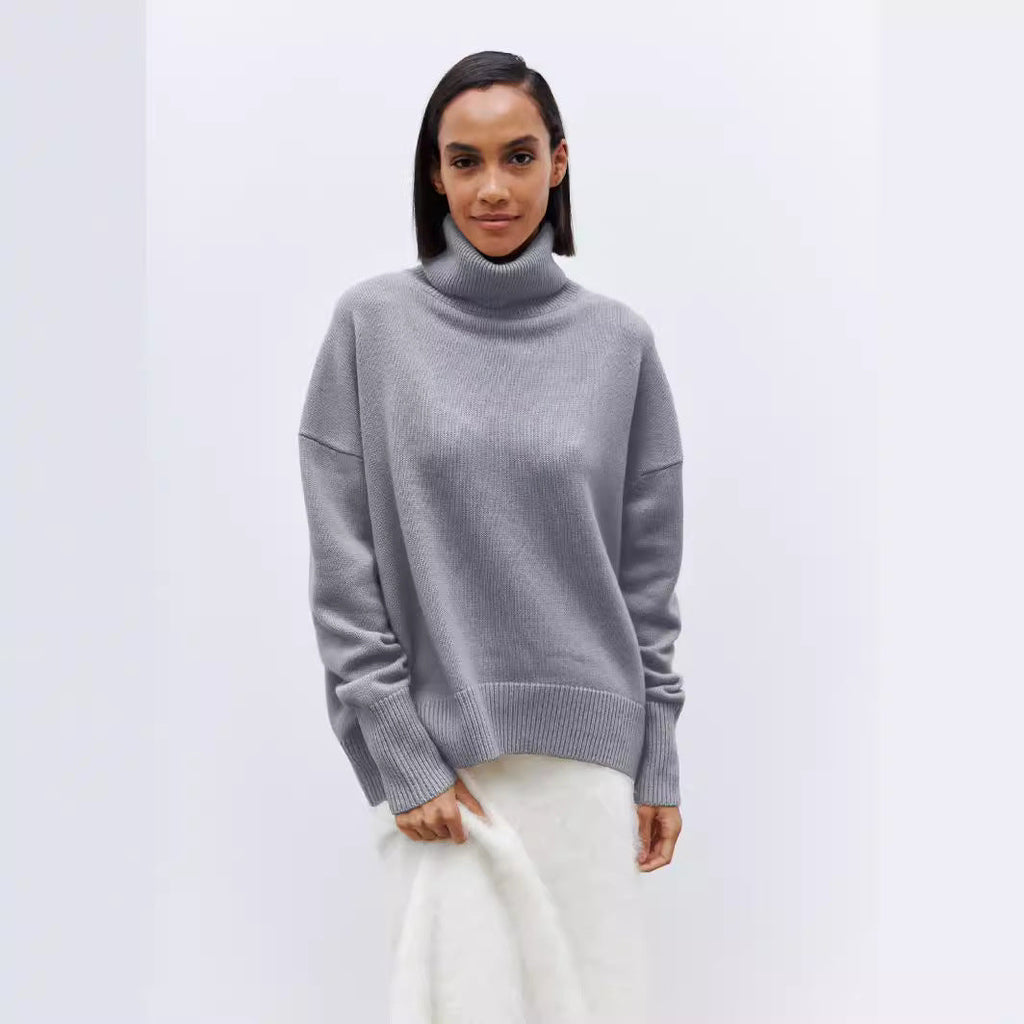 Pull col roulé Femme Echo Archiv