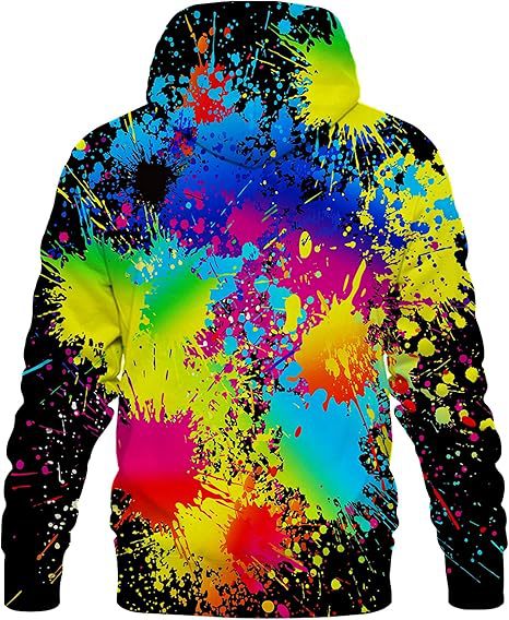 Hoodie coloré pour femmes avec motifs créatifs Echoarchiv