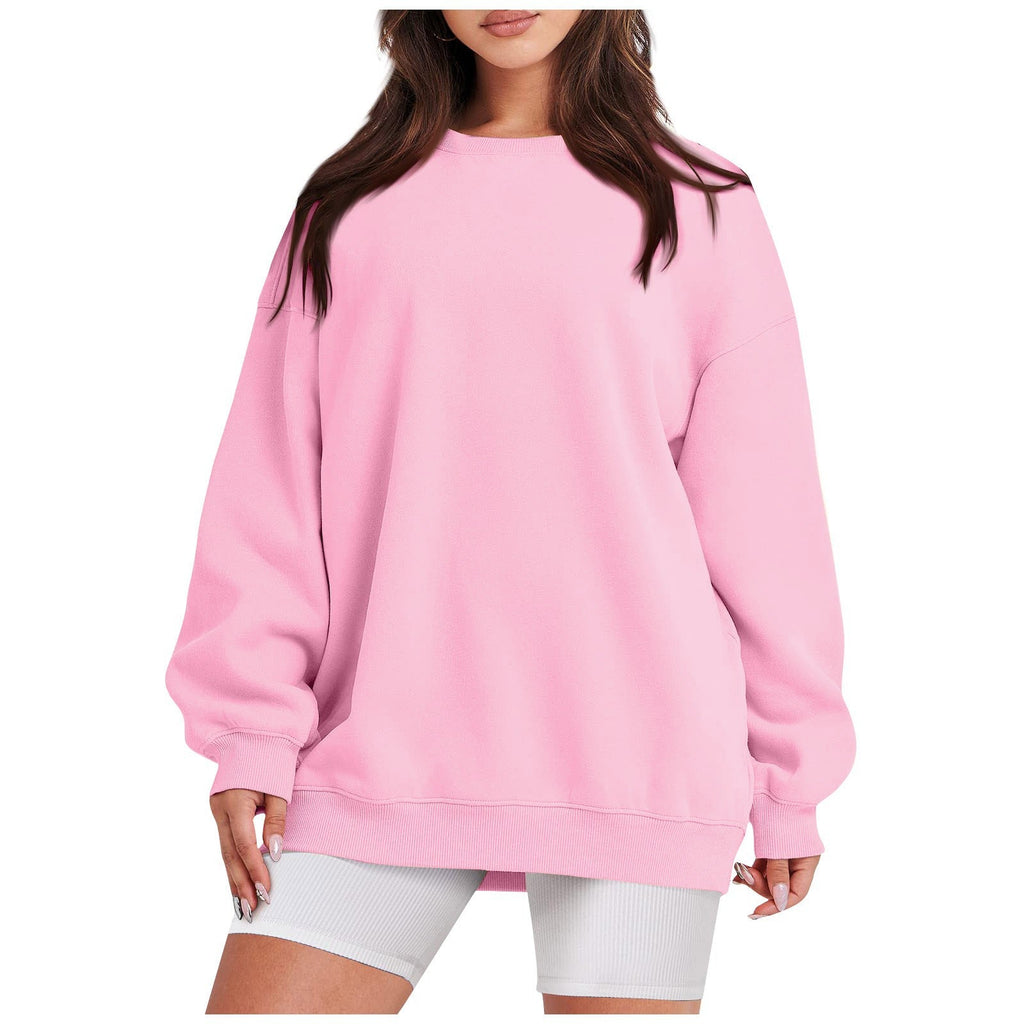 Sweatshirt longline pour femmes avec ourlet côtelé, manches raglan et intérieur gratté Echo Archiv