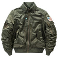 Veste de vol pilote pour hommes, coupe-vent, avec poches frontales modulaires, organisateur de manches et taille élastique Echo Archiv