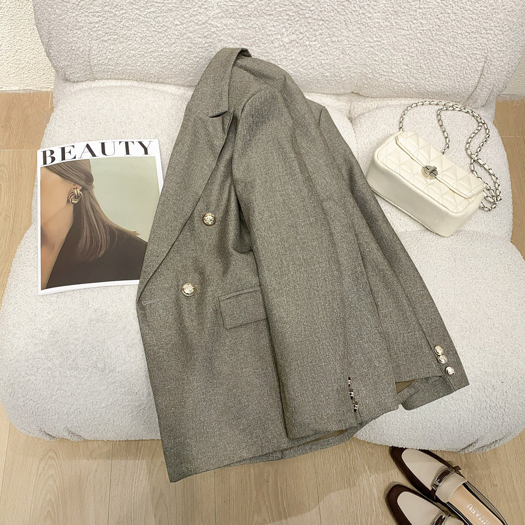 Élégant blazer à double boutonnage pour femme