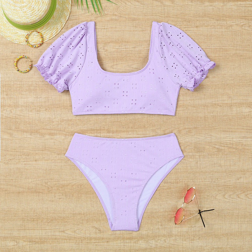 Bikini femme avec manches bouffantes et taille haute Echo Archiv