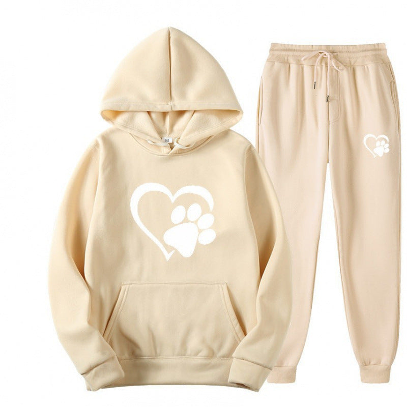 Ensemble de Sweat à Capuche et Pantalon de Jogging Douillet pour Femmes Echoarchiv