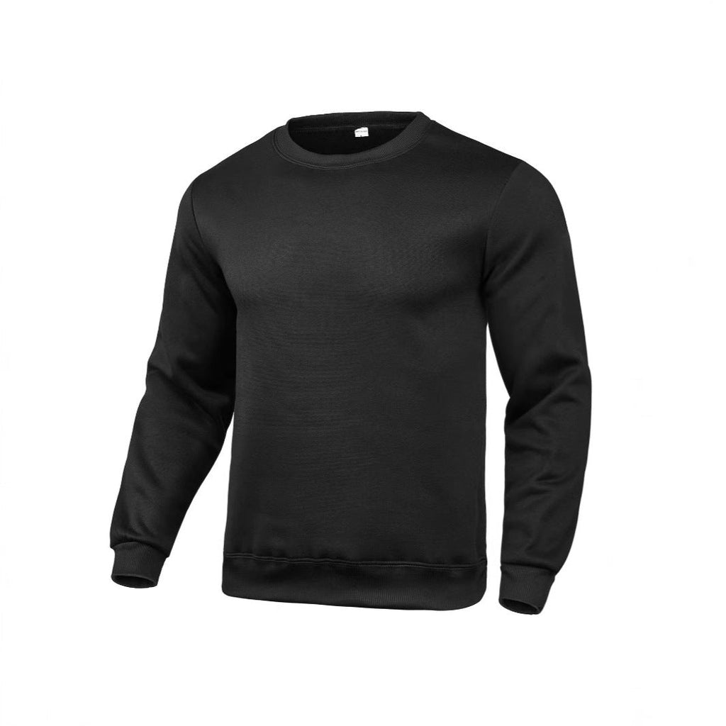 Sweat-shirt classique à col rond pour hommes avec intérieur en polaire douce, ourlet côtelé et coutures renforcées Echo Archiv