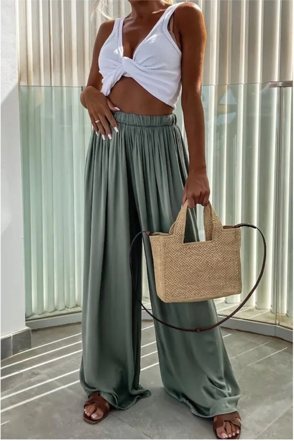 Pantalon Palazzo Élégant et Aéré pour Femmes