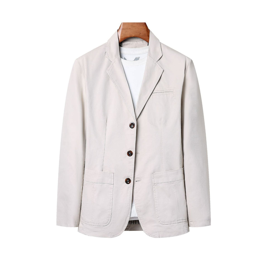 Veste en coton twill léger pour hommes avec poches plaquées et doublure rayée Echo Archiv