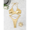 Bikini Triangle Brillant pour Femmes avec Design Enveloppant Raffiné Echo Archiv