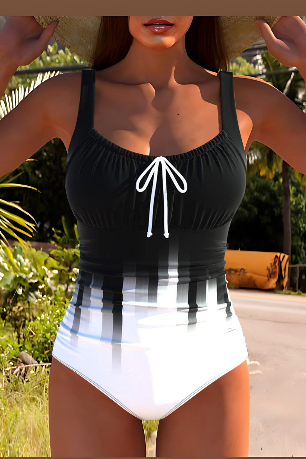 Tankini femme avec bretelles réglables Echo Archiv