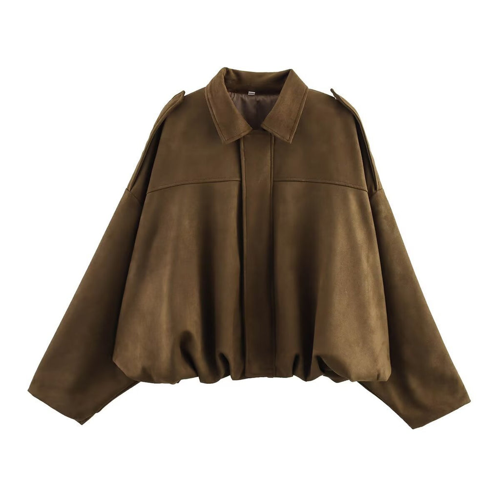 Veste Chemise Oversized Femme Streetstyle