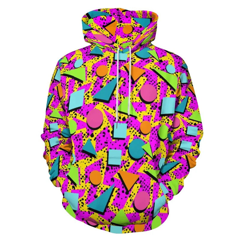 Pull à capuche tendance pour femmes avec dégradé créatif Echoarchiv