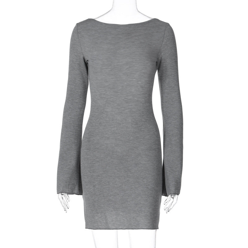 Robe mini à manches longues pour femmes avec coupe élégante Heidi-Mode