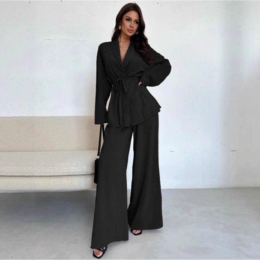 Combinaison élégante pour femmes avec effet drapé